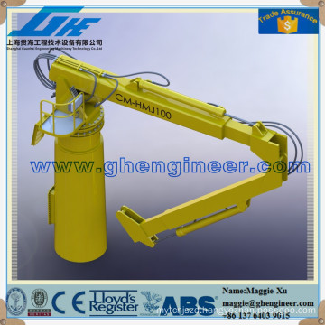 hydraulic knuckle boom port Marine ship Crane